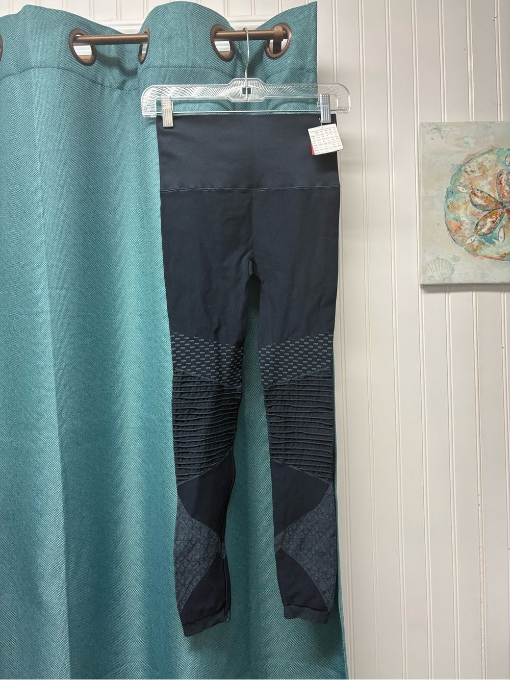 NWT SPANX Navy Leggings Size Small